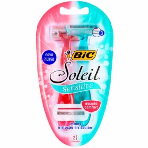 Afeitadora Desechable De Mujer Solei Sensitive BIC X2 Uds