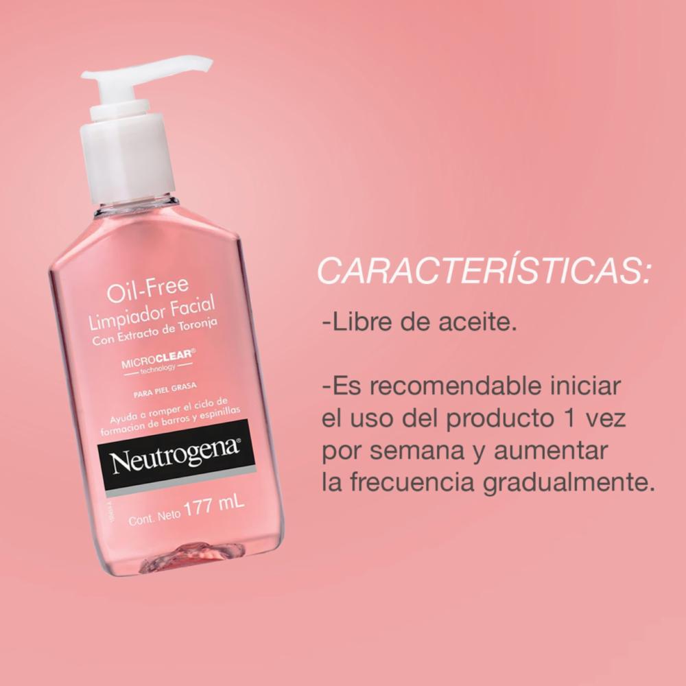 Limpiador Facial Oil Free Con Extracto De Toronja NEUTROGENA 1 Ml - Imagen 3