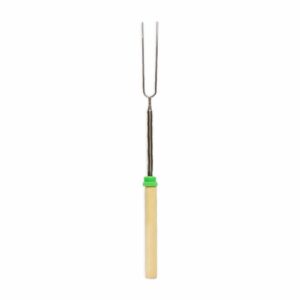 Horquilla Para Bbq De Acero Inoxidable Con Mango De Madera SE Unidad