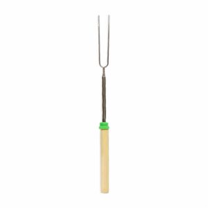 Horquilla Para Bbq De Acero Inoxidable Con Mango De Madera SE Unidad