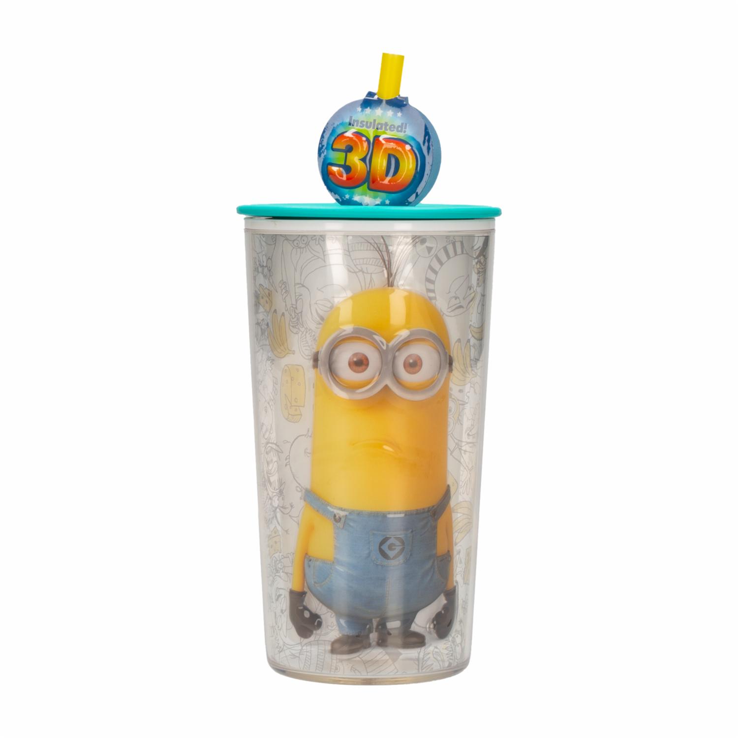 Vaso Infantil Doble Pared Diseño Minions FUN KIDS Unidad - Imagen 2