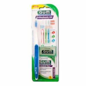 Kit Higiene Bucal De Ortodoncia GUM 5 Piezas