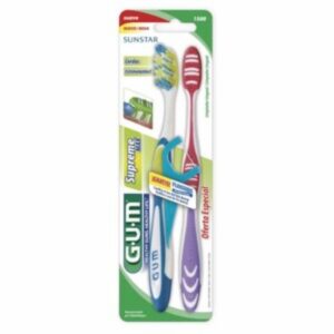 Cepillo Dental Supreme Max Cerdas Suaves GUM Pack X2 U