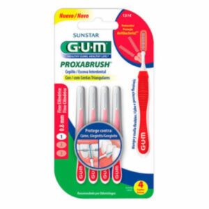 Cepillo Interdental Cilíndrico GUM Pack X4 U