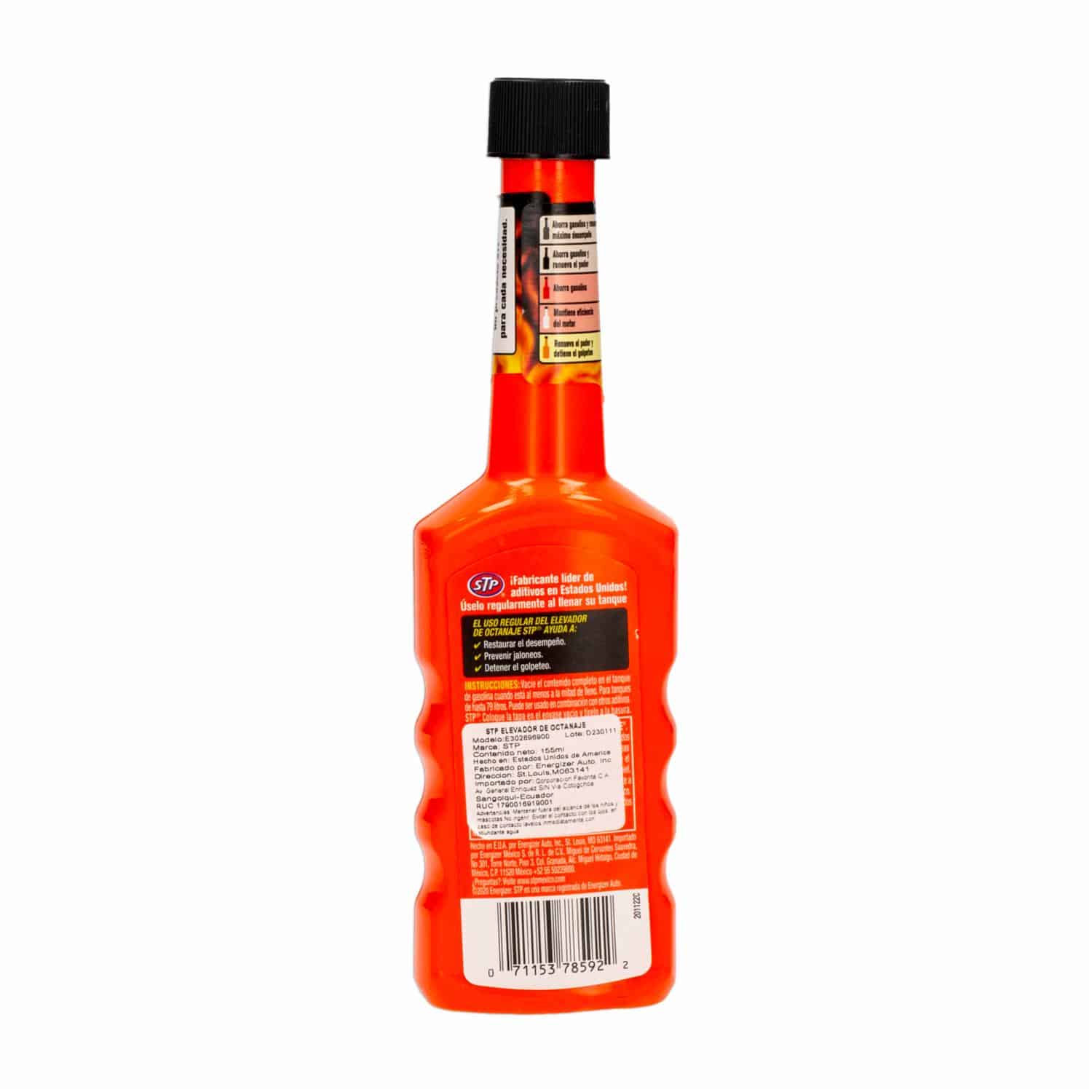 Aditivo Elevador De Octanaje STP 155 Ml - Imagen 2
