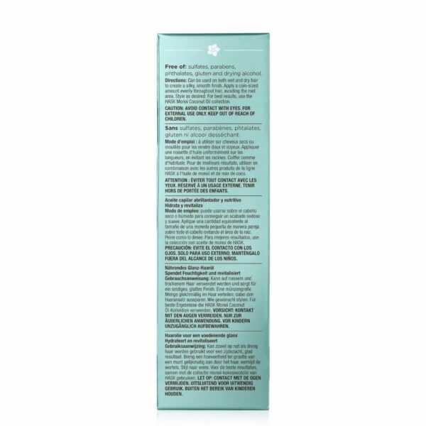 Aceite Capilar Coconut HASK 59 Ml - Imagen 2