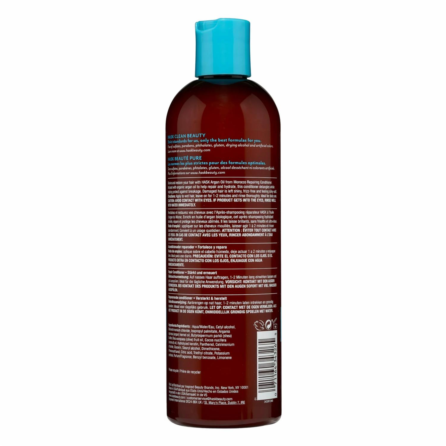 Acondicionador Argán Oil Repairing HASK 355 Ml - Imagen 2