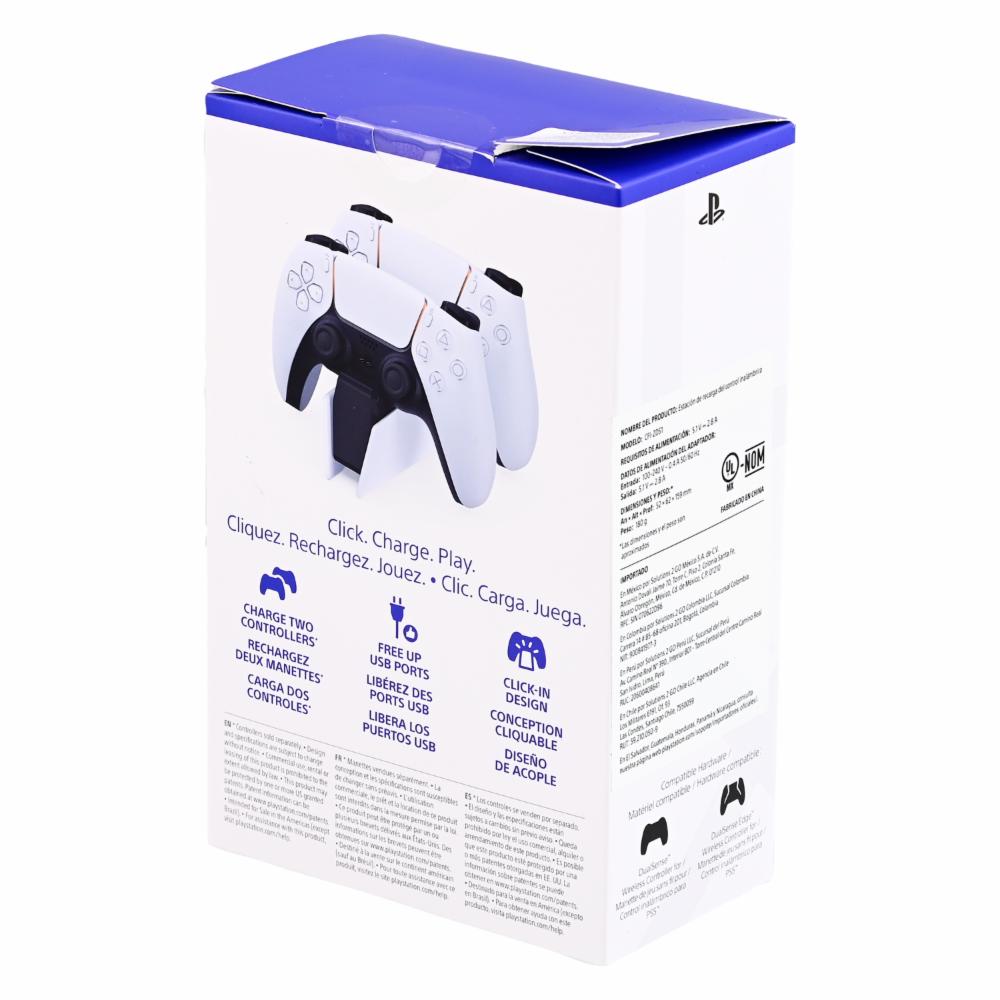 Estación De Carga Control PS5 SONY Blanco Y Negro - Imagen 2