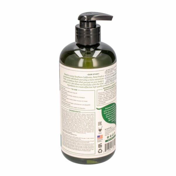 Jabón Para Spa Bath & Shower Gel Seaweed & Argán Oil PETAL FRESH PURE 475 Ml - Imagen 2