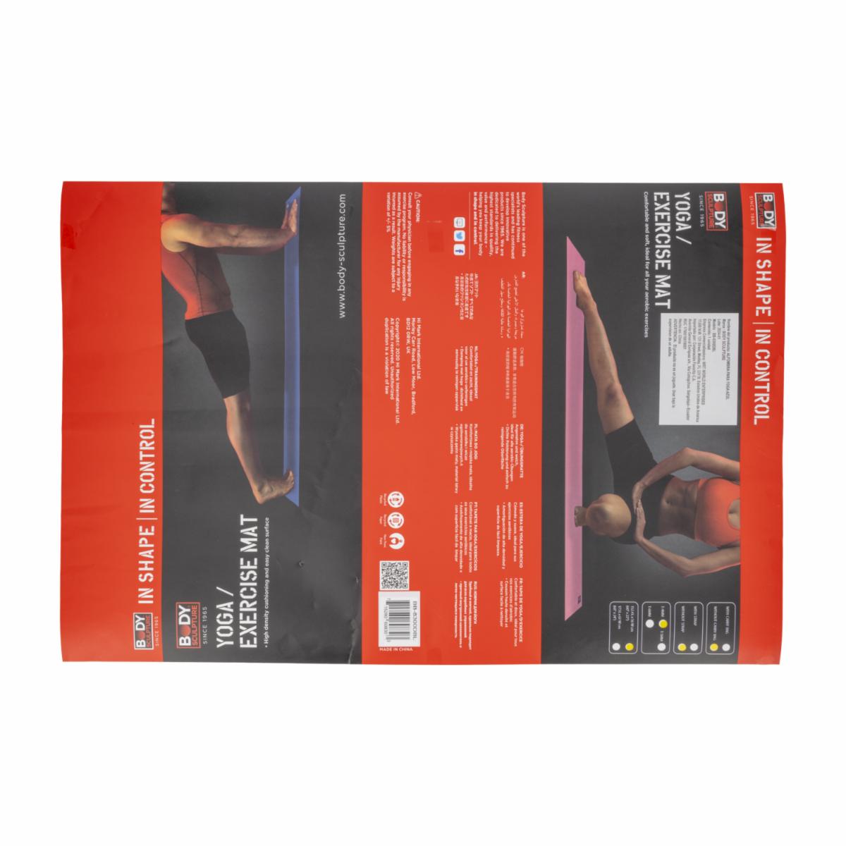 Alfombra Para Yoga Suave Y Confortable BODY SCULPTURE Estandar