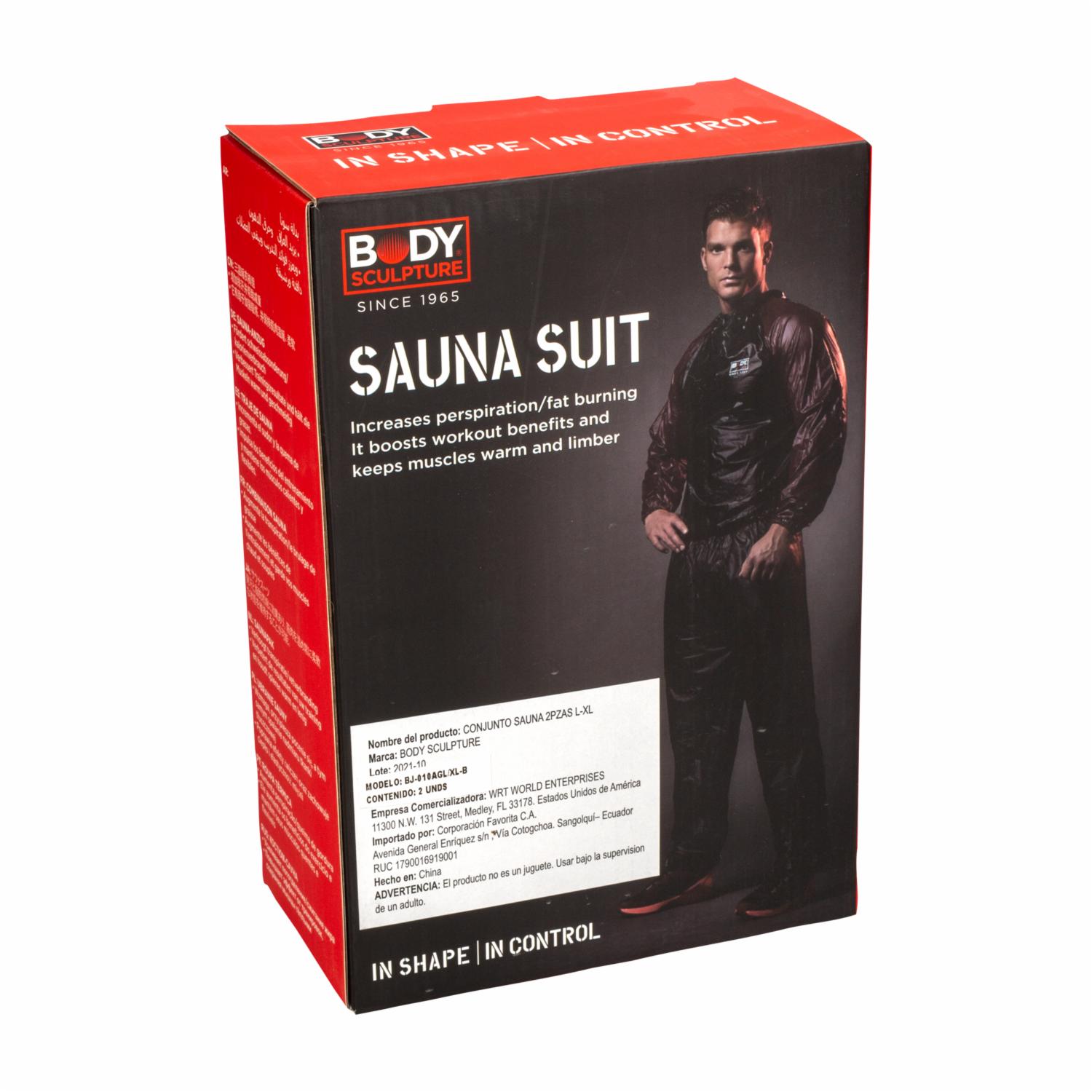 Traje De Sauna 2 Piezas BODY SCULPTURE Grande - Extra Grande - Imagen 3