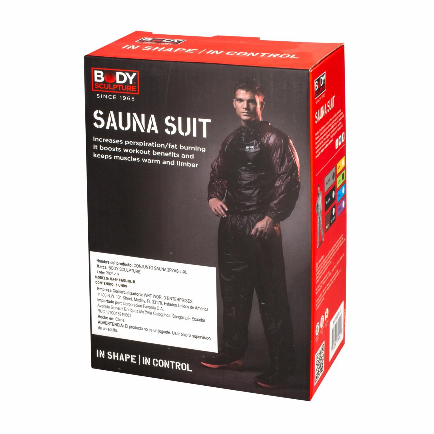 Traje De Sauna 2 Piezas BODY SCULPTURE Grande - Extra Grande - Imagen 4