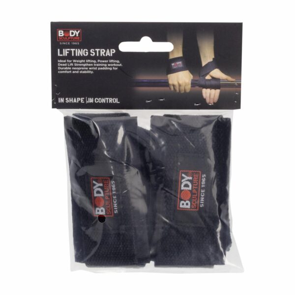 Correa De Elevación Acolchado De Neopreno Duradero En La Muñeca BODY SCULPTURE Pack X 2 Uds - Imagen 2