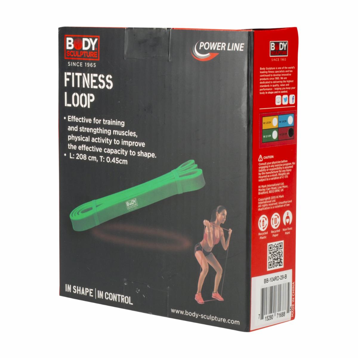 Banda De Resistencia Para Agilidad De Látex Rojo BODY SCULPTURE 208 Cm