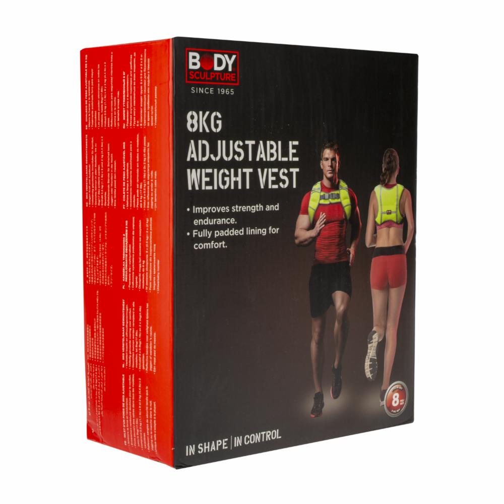 Chaleco Deportivo Con Peso Ajustable BODY SCULPTURE 8 Kg - Imagen 5