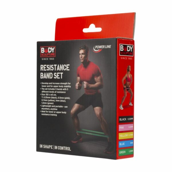 Bandas De Resistencia De Distintos Tamaños BODY SCULPTURE Pack X 5 Uds - Imagen 2