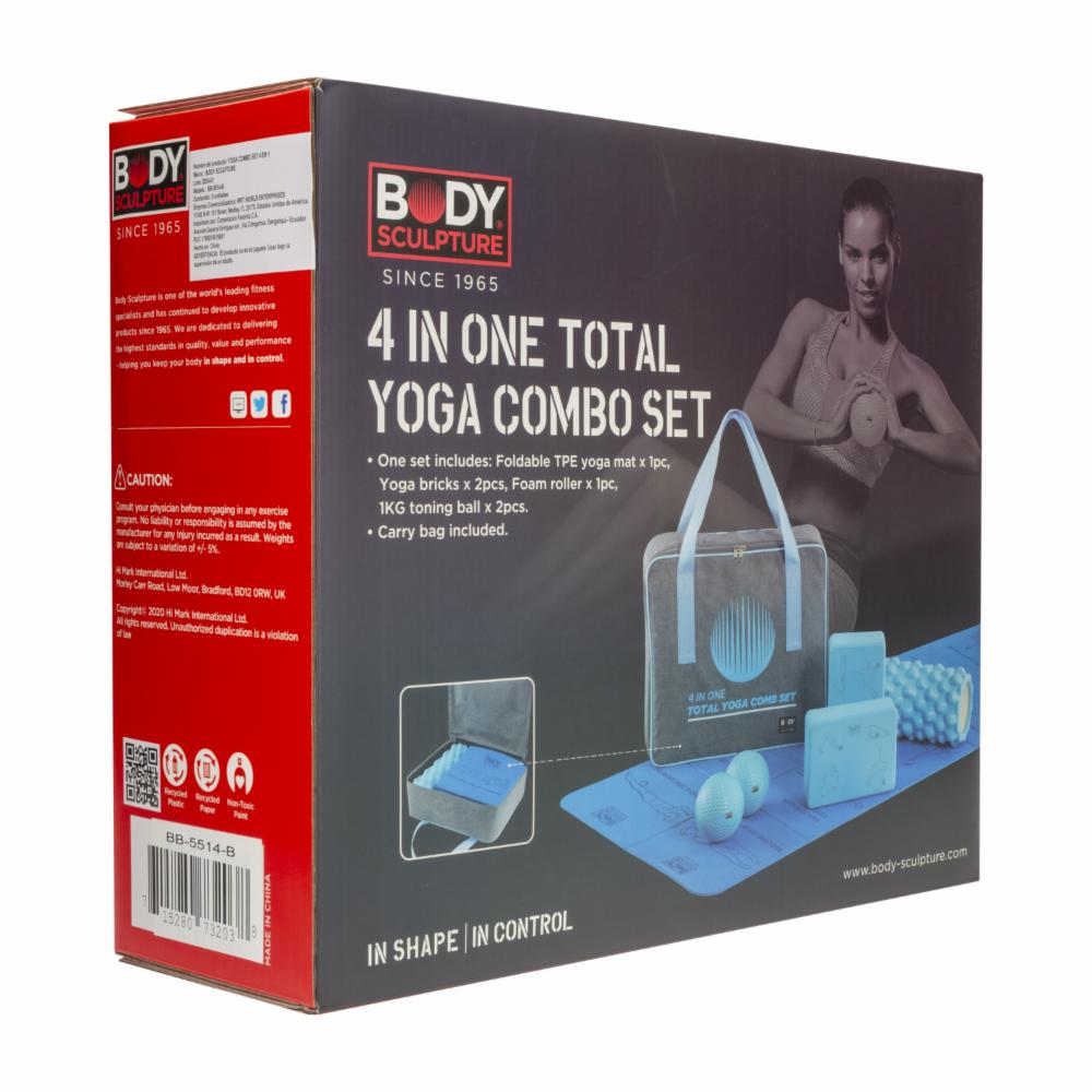Set Para Yoga 4 en 1 BODY SCULPTURE Pack X 4 Uds - Imagen 5