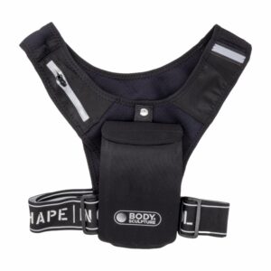 Chaleco Deportivo Para Correr Con Bolsillo, Cremallera Y Detalle Reflectivo BODY SCULPTURE 66-127 Cm