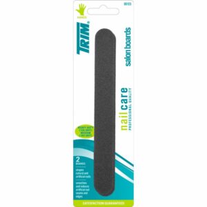Lima De Uñas De Cartón Profesional Negra TRIM 2 Uds