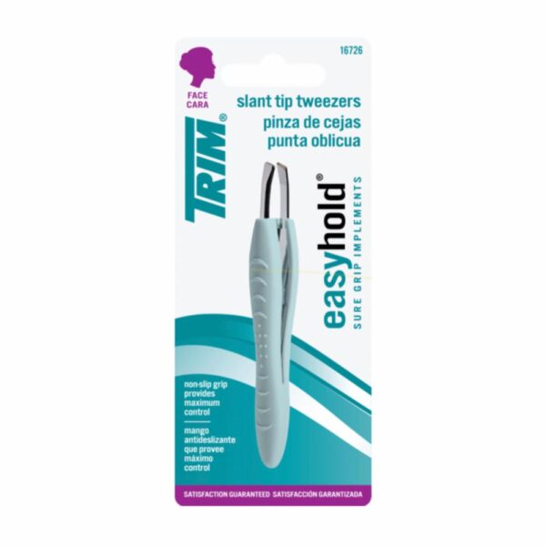 Pinza Para Cejas Con Mango Antideslizante TRIM Unidad