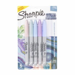 Marcadores Punta Fina Mistic Colors SHARPIE X 5 Uds