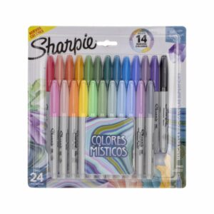 Marcadores Punta Fina Mistic Colors SHARPIE X 24 Uds