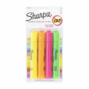 Resaltadores Tinta Fluorescente SHARPIE X 4 Uds