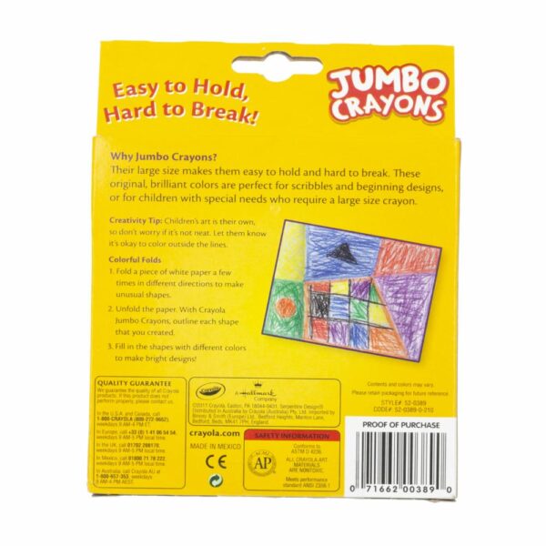 Crayones Jumbo CRAYOLA 8 Colores - Imagen 2