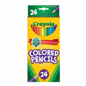 Lápices De Colores Escolares CRAYOLA 24 Piezas