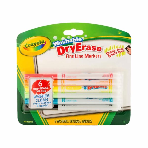 Set De Marcadores Lavables CRAYOLA 6 Colores