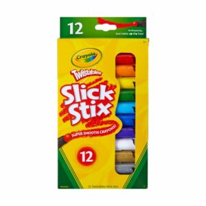 Set De Crayones Slick Stix Giratorios CRAYOLA 12 Colores