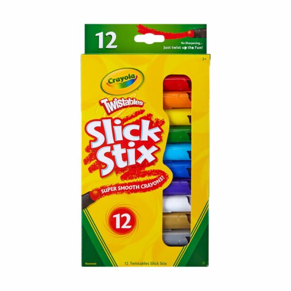 Set De Crayones Slick Stix Giratorios CRAYOLA 12 Colores