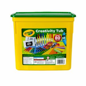 Caja Creativa Para Niños CRAYOLA 80 Piezas