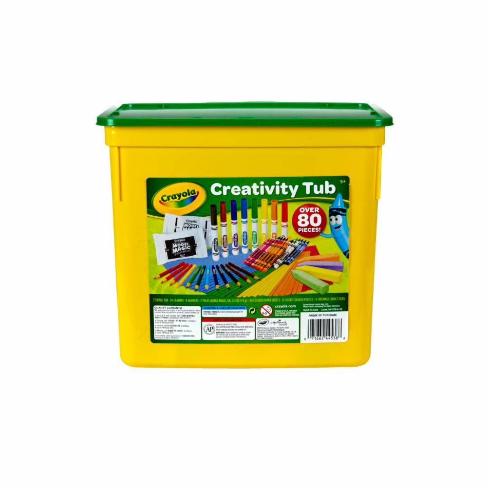 Caja Creativa Para Niños CRAYOLA 80 Piezas Megamaxi