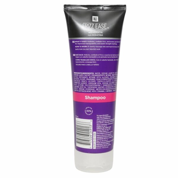 Shampoo Frizz Ease Flawlessly Straight JOHN FRIEDA 250 Ml - Imagen 2