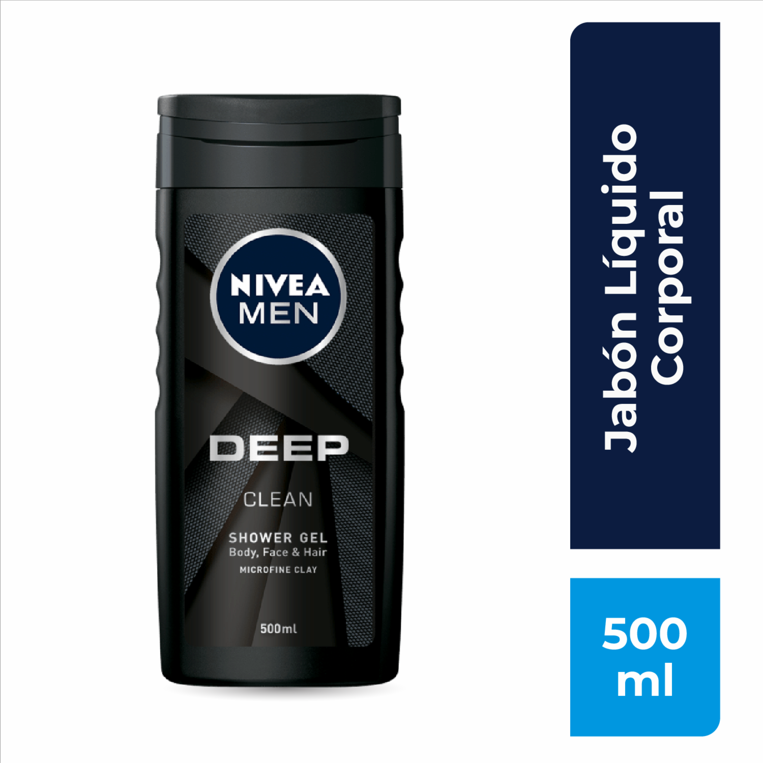 Gel De Ducha Active Clean Carbón Activo NIVEA MEN 500 Ml - Imagen 2