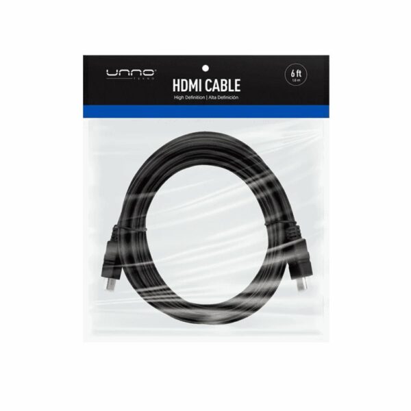 Cable HDMI FHD CB4106BK UNNO TEKNO 1,8 Metros - Imagen 3