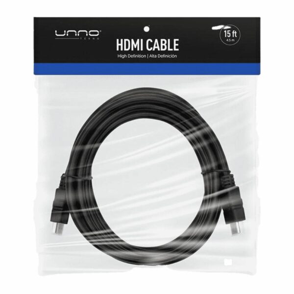 Cable HDMI FHD CB4115BK UNNO TEKNO 4,5 Metros - Imagen 3