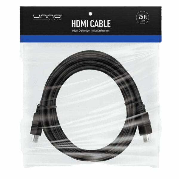 Cable HDMI FHD CB4125BK UNNO TEKNO 7,5 Metros - Imagen 3