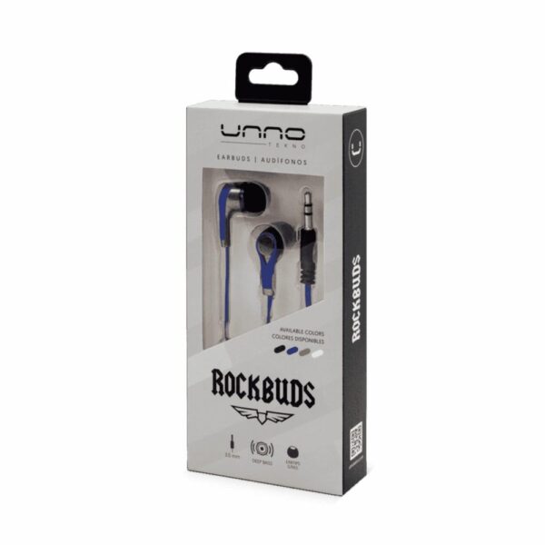 Audífonos Rockbuds HS7003 3.5 Mm UNNO TEKNO Con Cable - Imagen 4
