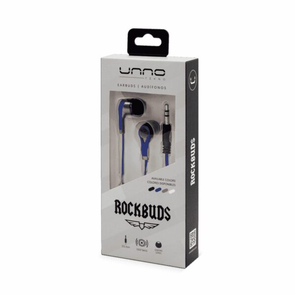 Audífonos Rockbuds HS7003 3.5 Mm UNNO TEKNO Con Cable - Imagen 3