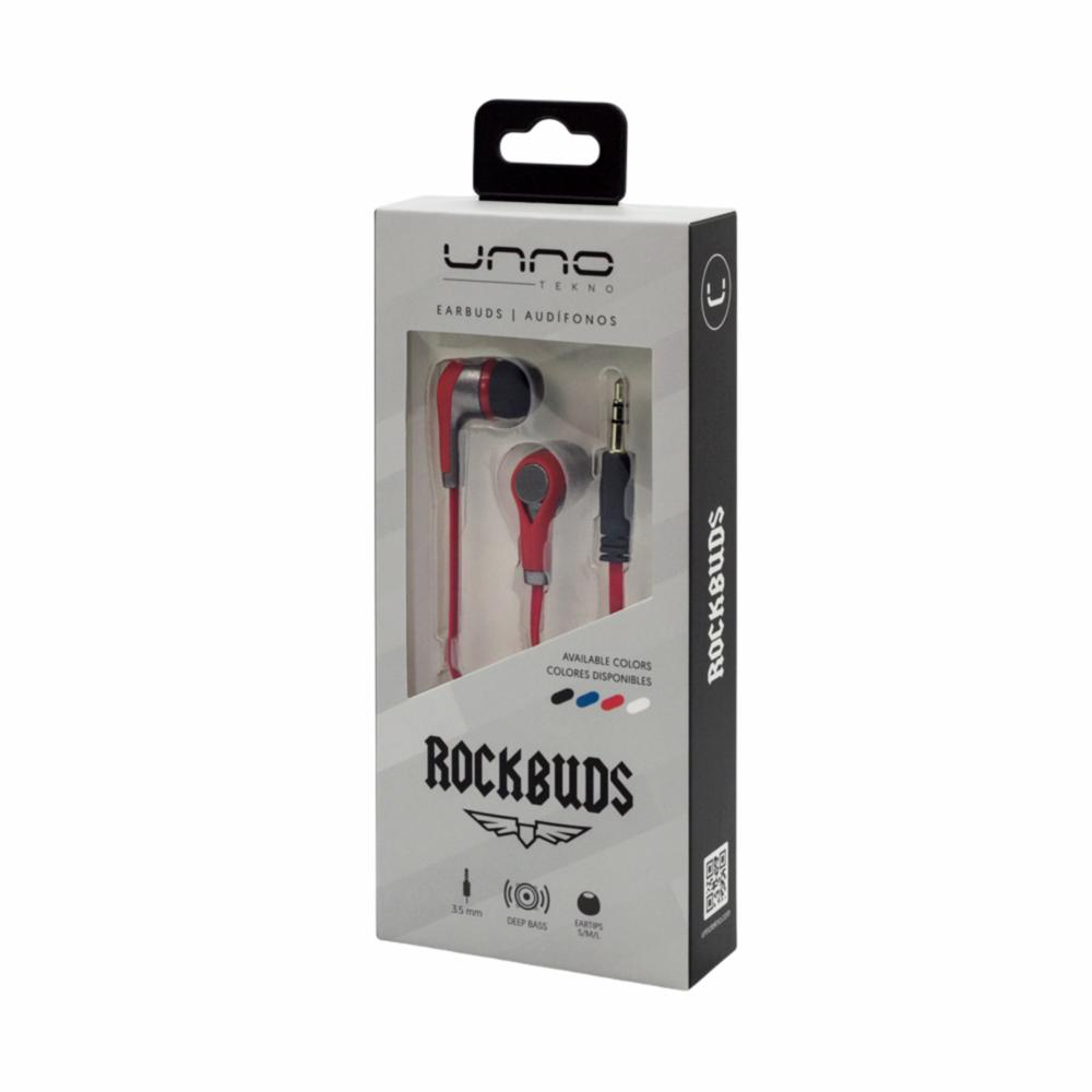 Audífonos Rockbuds HS7003 3.5 Mm UNNO TEKNO Con Cable - Imagen 3