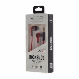 Audífonos Rockbuds HS7003 3.5 Mm UNNO TEKNO Con Cable
