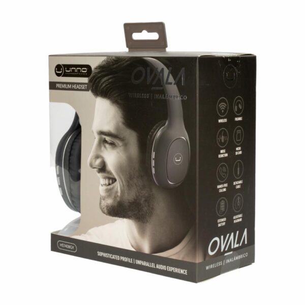 Audífonos Ovala Premium HS7408GY UNNO TEKNO Wireless