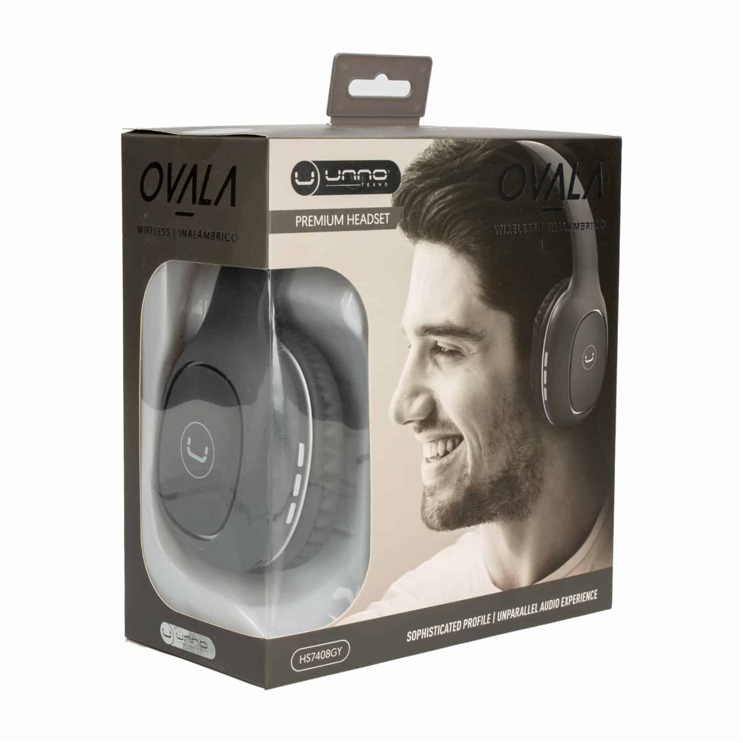 Audífonos Ovala Premium HS7408GY UNNO TEKNO Wireless - Imagen 5