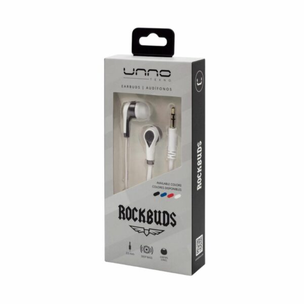 Audífonos Rockbuds HS7003 3.5 Mm UNNO TEKNO Con Cable - Imagen 4