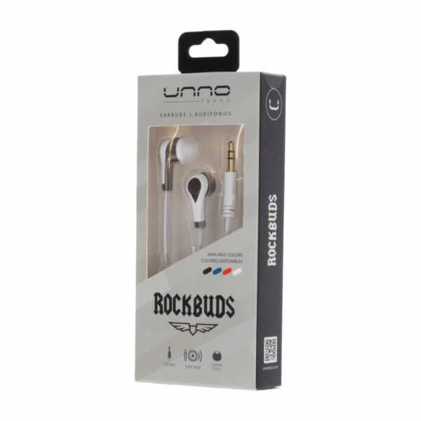 Audífonos Rockbuds HS7003 3.5 Mm UNNO TEKNO Con Cable - Imagen 4