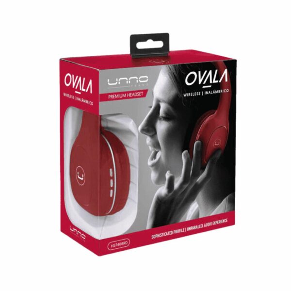 Audífonos Ovala Premium HS7408RD UNNO TEKNO Wireless - Imagen 4