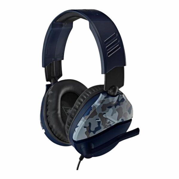 Audífonos Para Consolas Diseño Camo Azul TURTLE BEACH Con Cable - Imagen 4