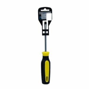 Destornillador Plano Negro Con Amarillo TOOLSHED 10 ,16 Cm
